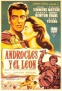 Cartel de cine romanos 1952