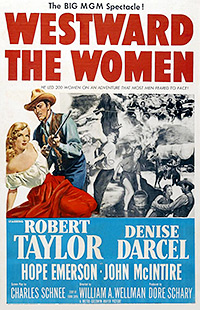 Cartel de cine oeste 1951