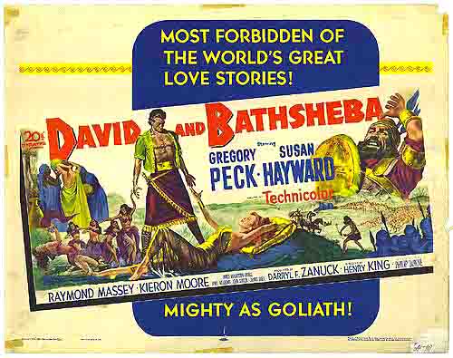 Cartel de cine bíblico 1951