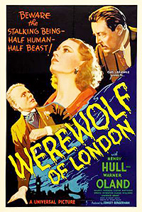 Cartel de cine terror 1935