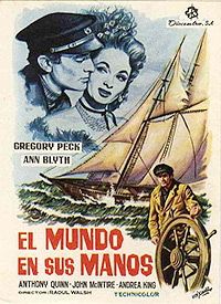 Cartel de cine aventuras 1952