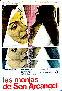  Cartel de cine nunsploitation erotico 1973