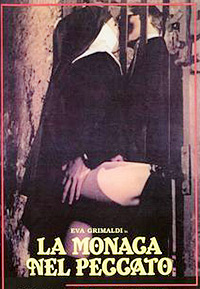Cartel de cine nunsploitation erotico 1986